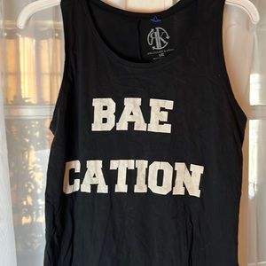 Recycle Karma Baecarnation Tank Top Women’s Large Black